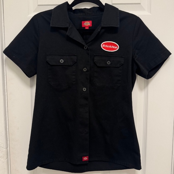 Dickies Tops - Dickies Short Sleeve Button Down